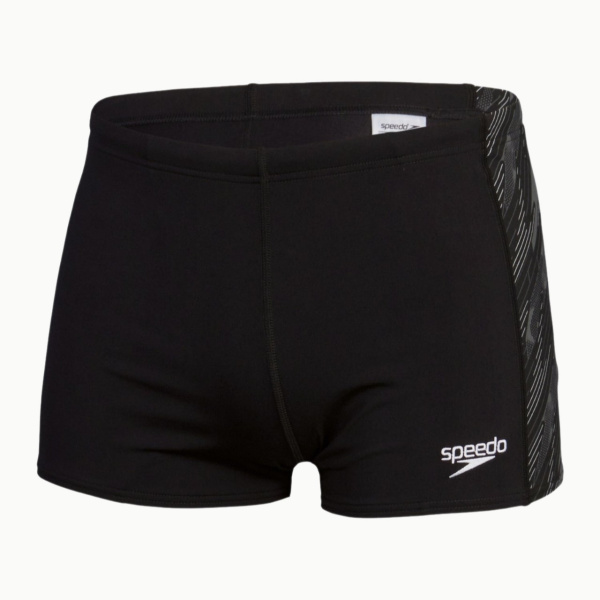Плавки-шорты Speedo HyperBoom Panel Aquashort (Мужской; 34 (50); черный/белый)